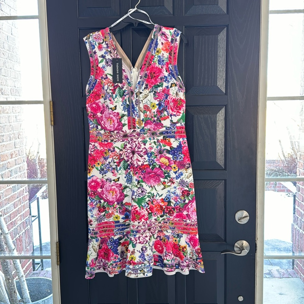 Tadashi Shoji Women's Sleeveless Neoprene Dress Size XL women's new